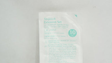 Braun 456507 High-Flow Stopcock Extension Set 10inch x 1.5mL